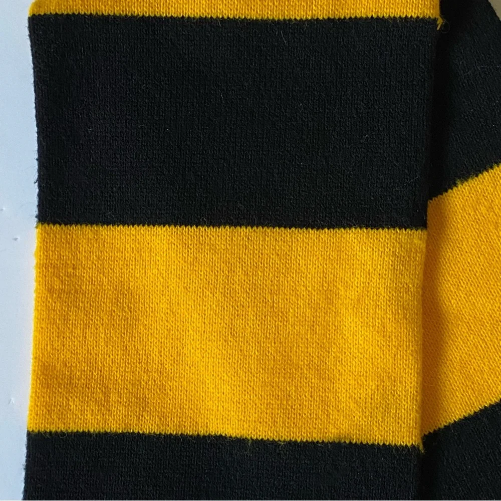 COPY - Boston Bruins Budweiser scarf vintage NHL hockey black and yellow wide s…